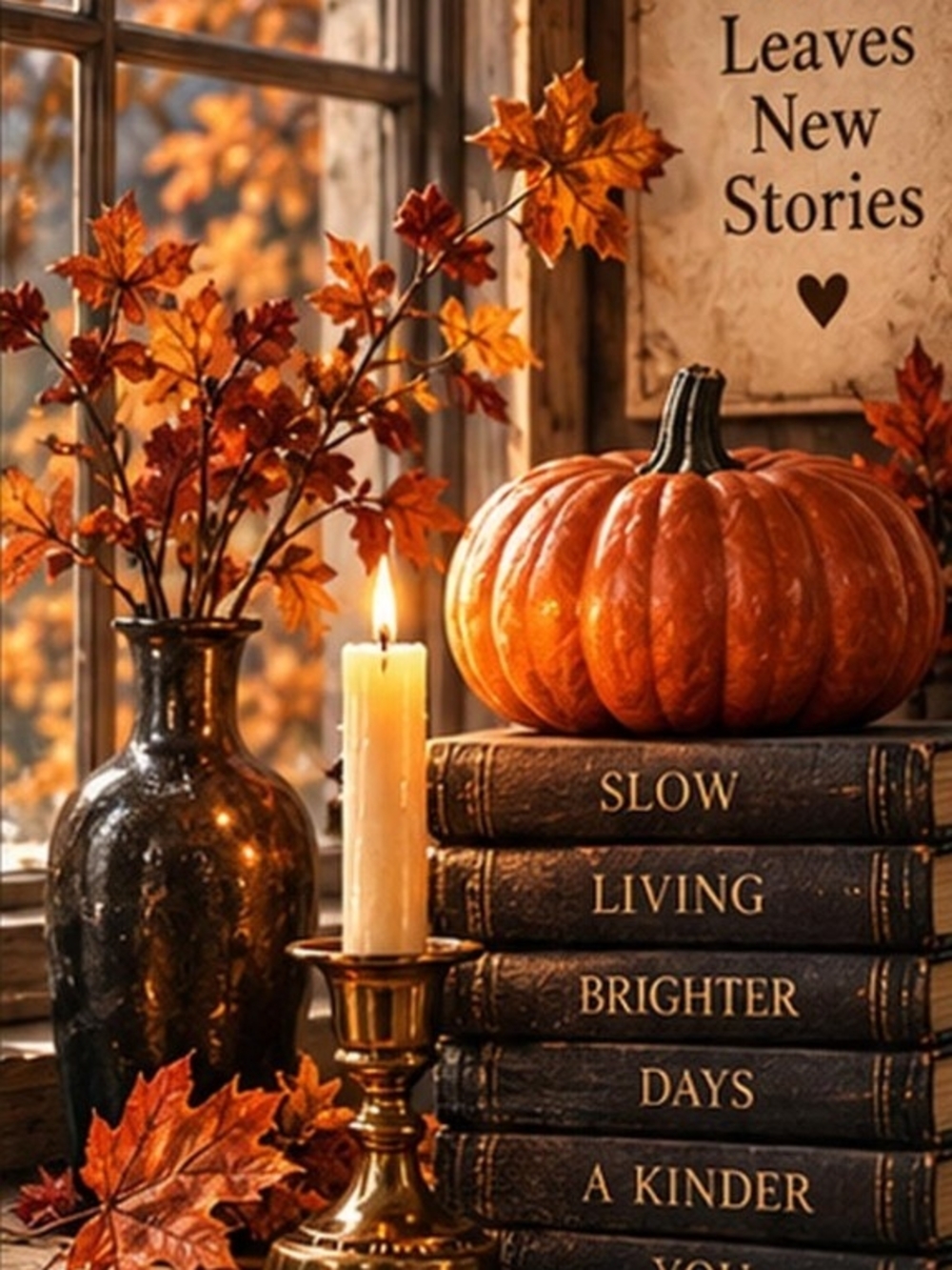 Autumn Orange Decorative Pumpkin 8x10 Print